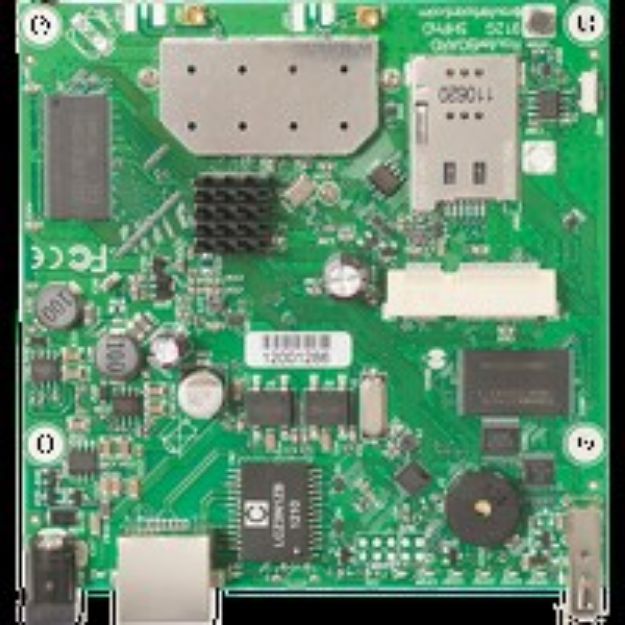 MikroTik RouterBOARD 912UAG-5HPnD with 5GHz radio,1 Gb port,1 MiniPCI-e,1 USB,1 Sim slot and 2 MMCX