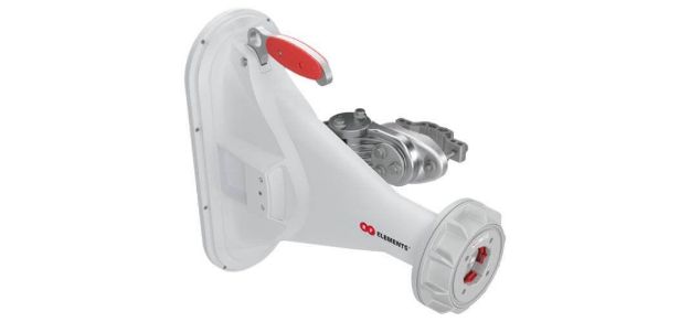 RF elements 90 deg Asymmetrical Horn Antenna