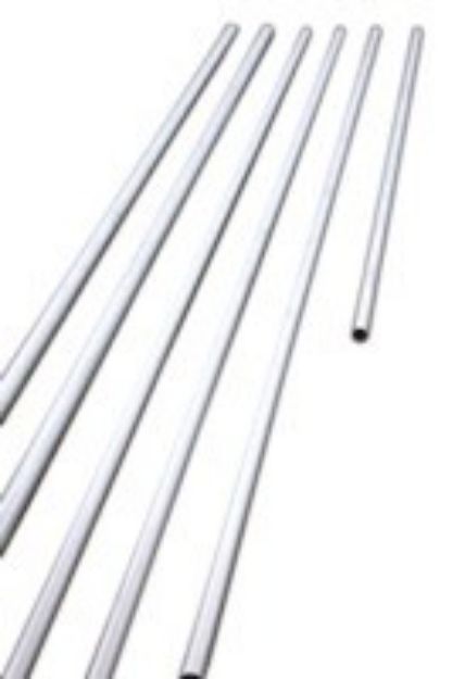 38mm Aluminium Pole - 1.5m - 1mm Sidewall