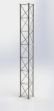 Lattice Mast 3m Section (Revised). ZigZag bracing and flange joint.