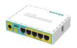 MikroTik hEX PoE Lite - Desktop PoE Router with 5 10/100 LAN ports and 1 USB port