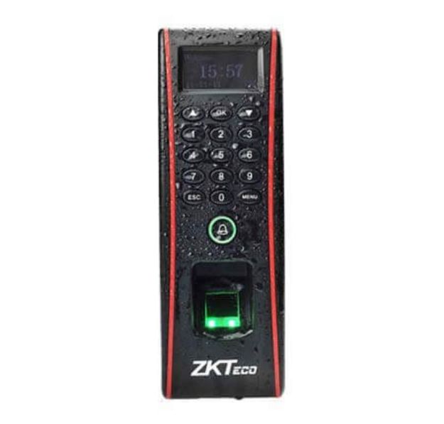 ZKTeco - F17 Biometric Outdoor Fingerprint, Code &amp; RFID Outdoor Stand Alone Reader