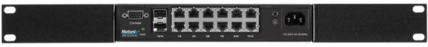 Netonix 12-Port Managed PoE Switch 24V-48V AC PoE + 2SFP Uplink Ports 250W | NTX-WS-12250-AC