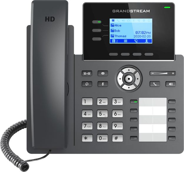 Grandstream 3-Line Gigabit Carrier Phone | GRP2604P