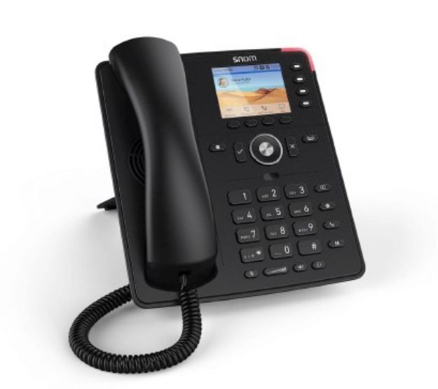 Snom D713 4-line Desktop SIP Phone - No PSU Included - 4-line 2.8'' Colour Display