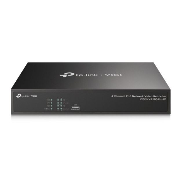 TP-Link VIGI 4 Channel PoE Network Video Recorder | TP-VIGI-NVR1004H-4P