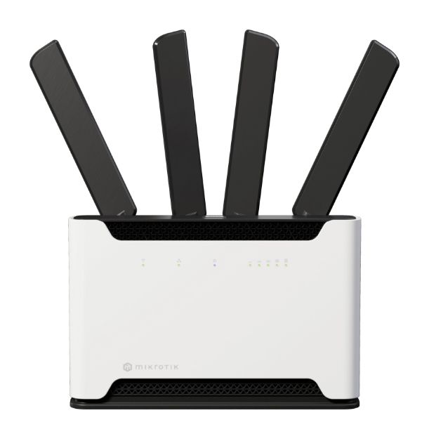 MikroTik Chateau 5G WiFi 6 Dual Band 4 Port Gigabit 1 Port 2.5 Gigabit Router | MT-RBCHATEAU-5G-AX