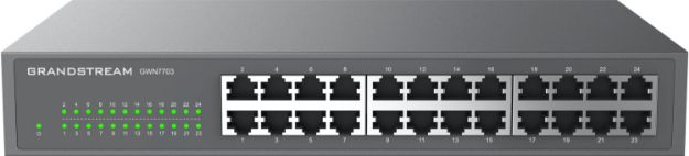 Grandstream Enterprise 24 port Unmanaged GbE Switch | GWN7703