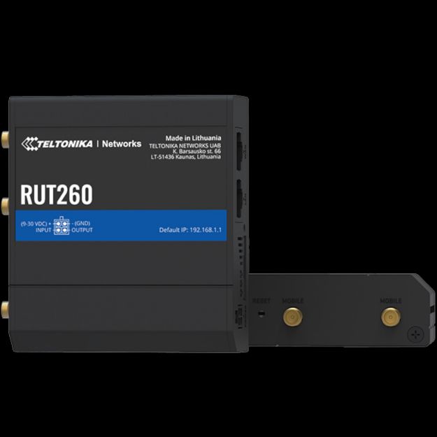 Teltonika Industrial LTE CAT 6 Router | RUT260