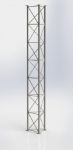Lattice Mast 3m Section (Revised). ZigZag bracing and flange joint.