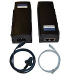 Surge Protected Gigabit PoE Injector, 48V, 0.8 Amp, SA Type M, 3-Pin Cord